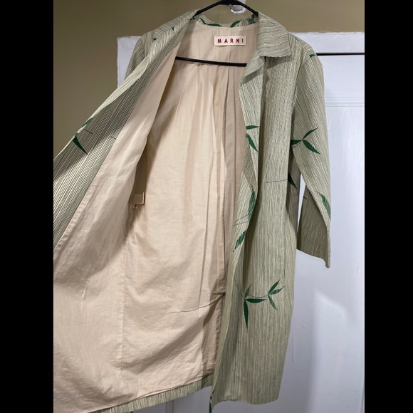 RARE Vintage MARNI Floral Print Coat - Picture 7 of 15